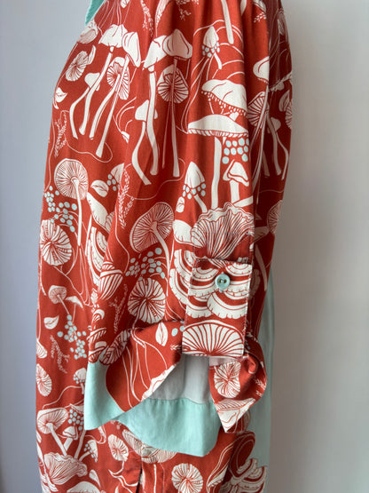 Sunset Lover 'Mushroom Utility' shirt ~ size 12