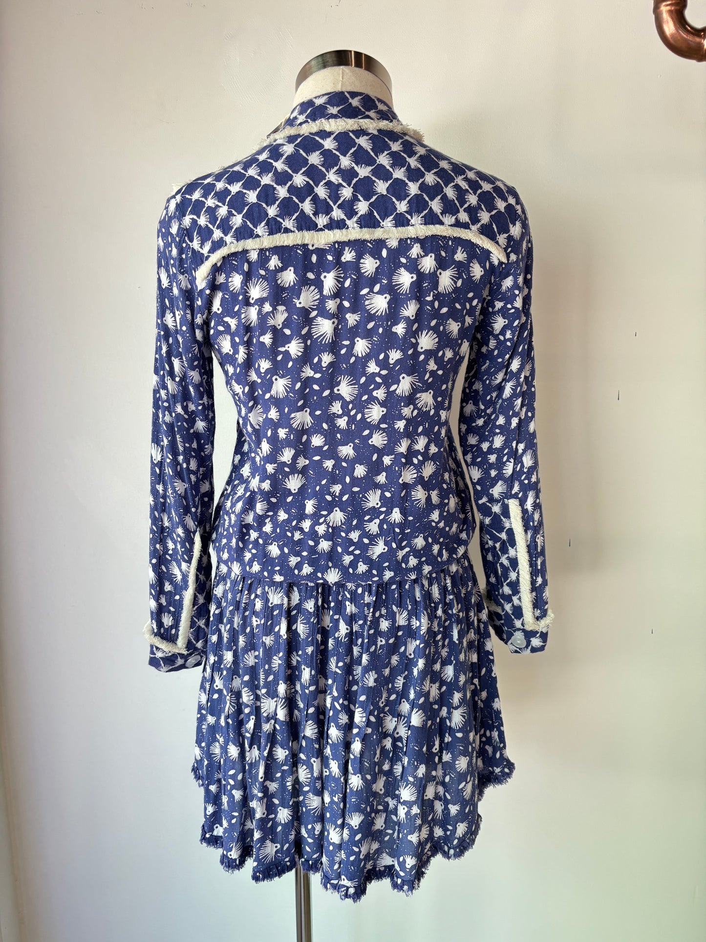 Poupette St Barth ~ blue mini dress ~ size XSmall